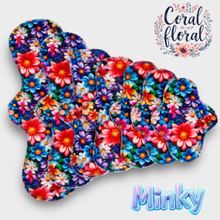 CORAL FLORAL (MINKY)