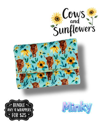 COWS AND SUNFLOWERS WRAPPER