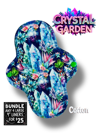 CRSYTAL GARDEN 9" Large Liner (SUPPLEX & COTTON)