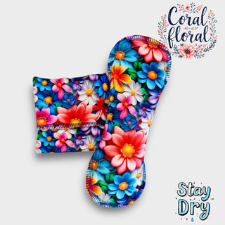 CORAL FLORAL (STAY DRY)