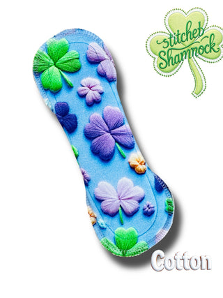 PAD STITCHED SHAMROCKS (COTTON)