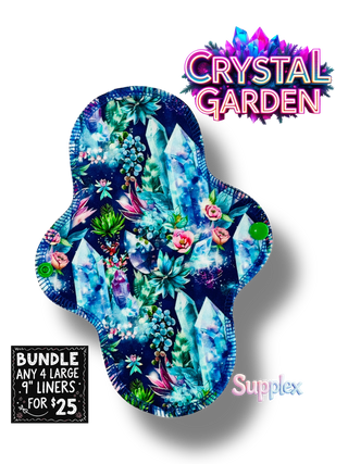 CRSYTAL GARDEN 9" Large Liner (SUPPLEX & COTTON)