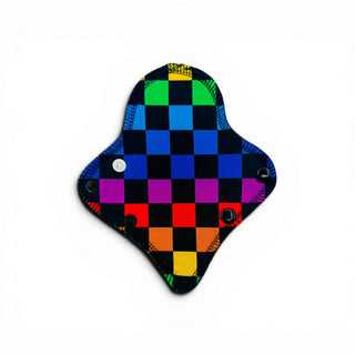 THONG LINER RAINBOW CHECKERS (STAY DRY)