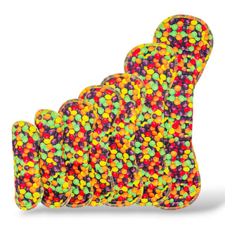 CLOTH PAD "Taste The Rainbow" (Silky Stay Dry)