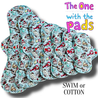 PAD THE ONE WITH THE PADS (SWIM OR COTTON)