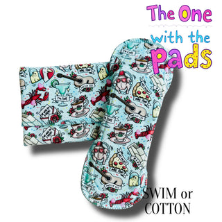 PAD THE ONE WITH THE PADS (SWIM OR COTTON)