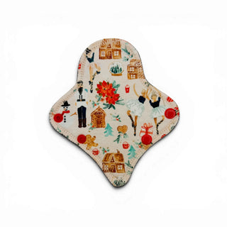 THONG LINER SUGAR PLUMS PROMENADE (ORGANIC COTTON)
