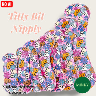 PAD TIDDY BIT NIPPLY (MINKY)
