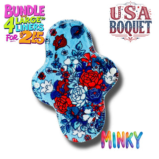 LINER LARGE USA BOUQUET (MINKY)