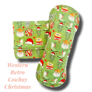PAD WESTERN RETRO COWBOY XMAS (ORGANIC COTTON)