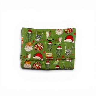 WRAPPER WESTERN RETRO COWBOY XMAS (ORGANIC COTTON)