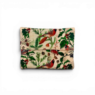 WRAPPER VINTAGE CHRISTMAS CARDINALS (ORGANIC COTTON)