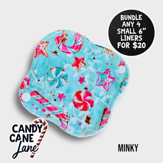 CANDY CANE LANE 6" Small Liner (MINKY)