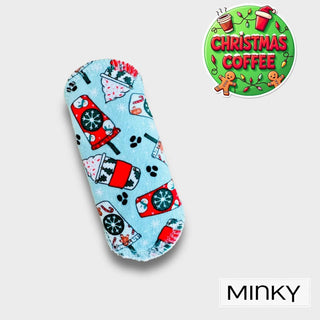 CHRISTMAS COFFEE 6" Small Liner (MINKY)