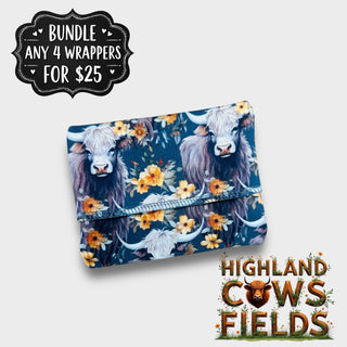 HIGHLAND COWS FIELDS WRAPPER