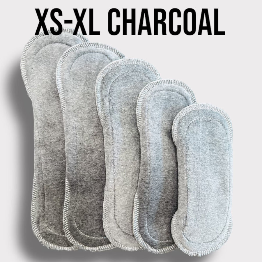 CHARCOAL GREY SETS OF 5 (XS-XL)