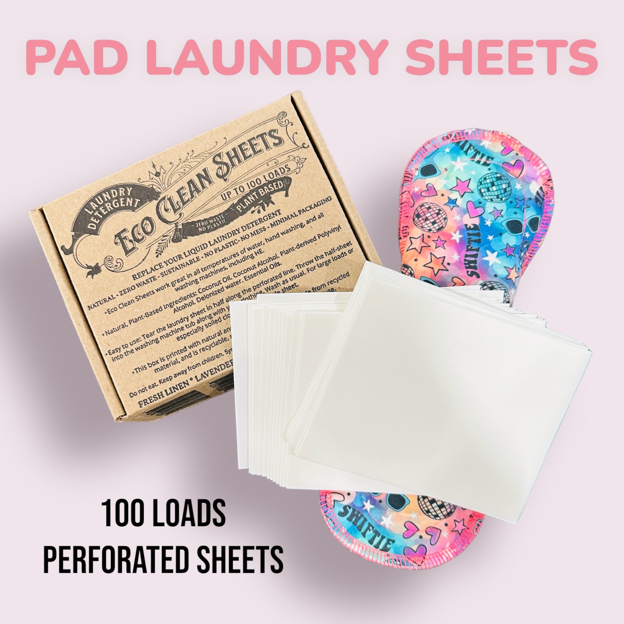 PERIOD PAD LAUNDRY SHEETS – SoCo Studio