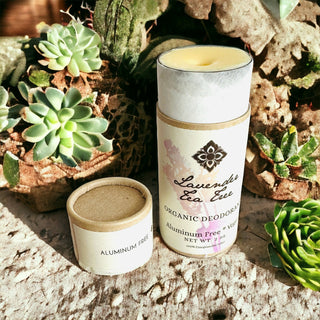 Handmade Vegan Organic Deodorant Tube