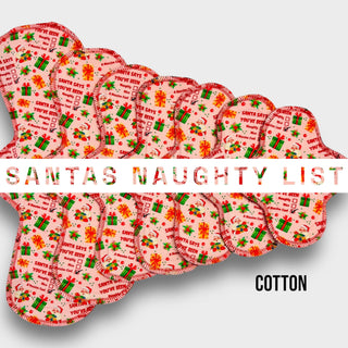 SANTAS NAUGHTY LIST (COTTON)