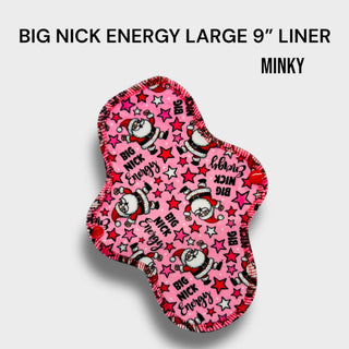 BIG NICK ENERGY 9" Large Liner (MINKY)