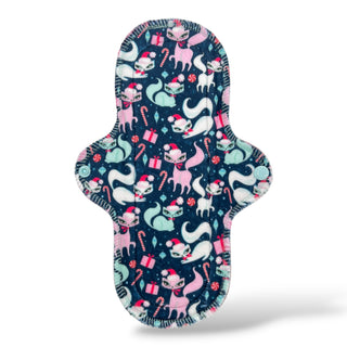 CLOTH PAD "Santa Purrs" (Plush Polartec)
