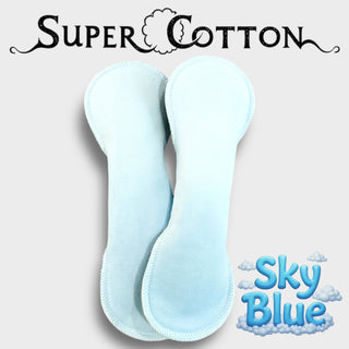 SUPER COTTON PADS (2) - SKY BLUE