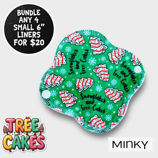 TREE CAKES 6" Small Liner (MINKY)