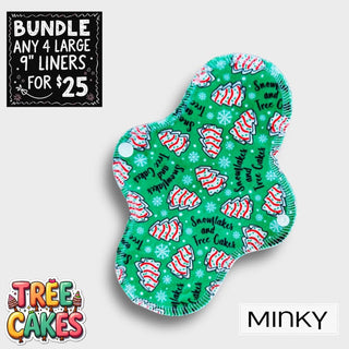 TREE CAKES 9" Large Liner (MINKY)