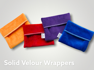 COTTON VELOUR WRAPPERS (ASSORTED COLORS)